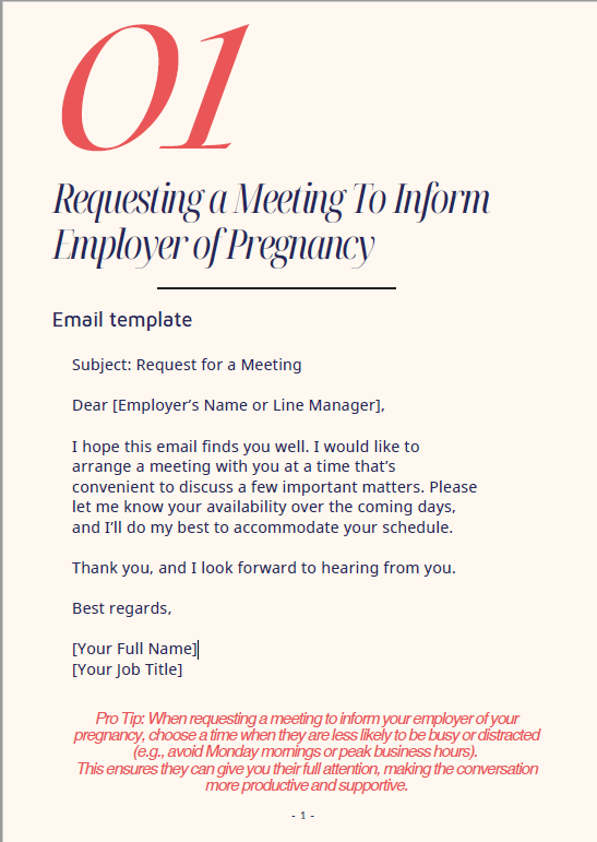 Free Maternity Planning Starter Kit Now!
